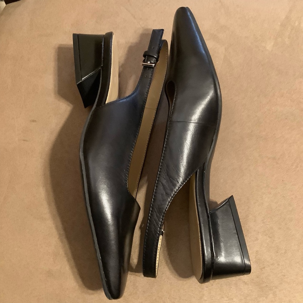 Naturalizer Lesley Leather Slingback Pumps Size 7W Worn once to a Wedding